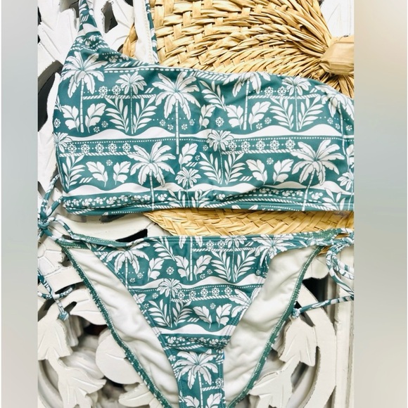 🌴☀️ O’NEILL ☀️🌴 ONE SHOULDER PALOMA BIKINI 2 PIECE SWIM SET - Picture 1 of 12